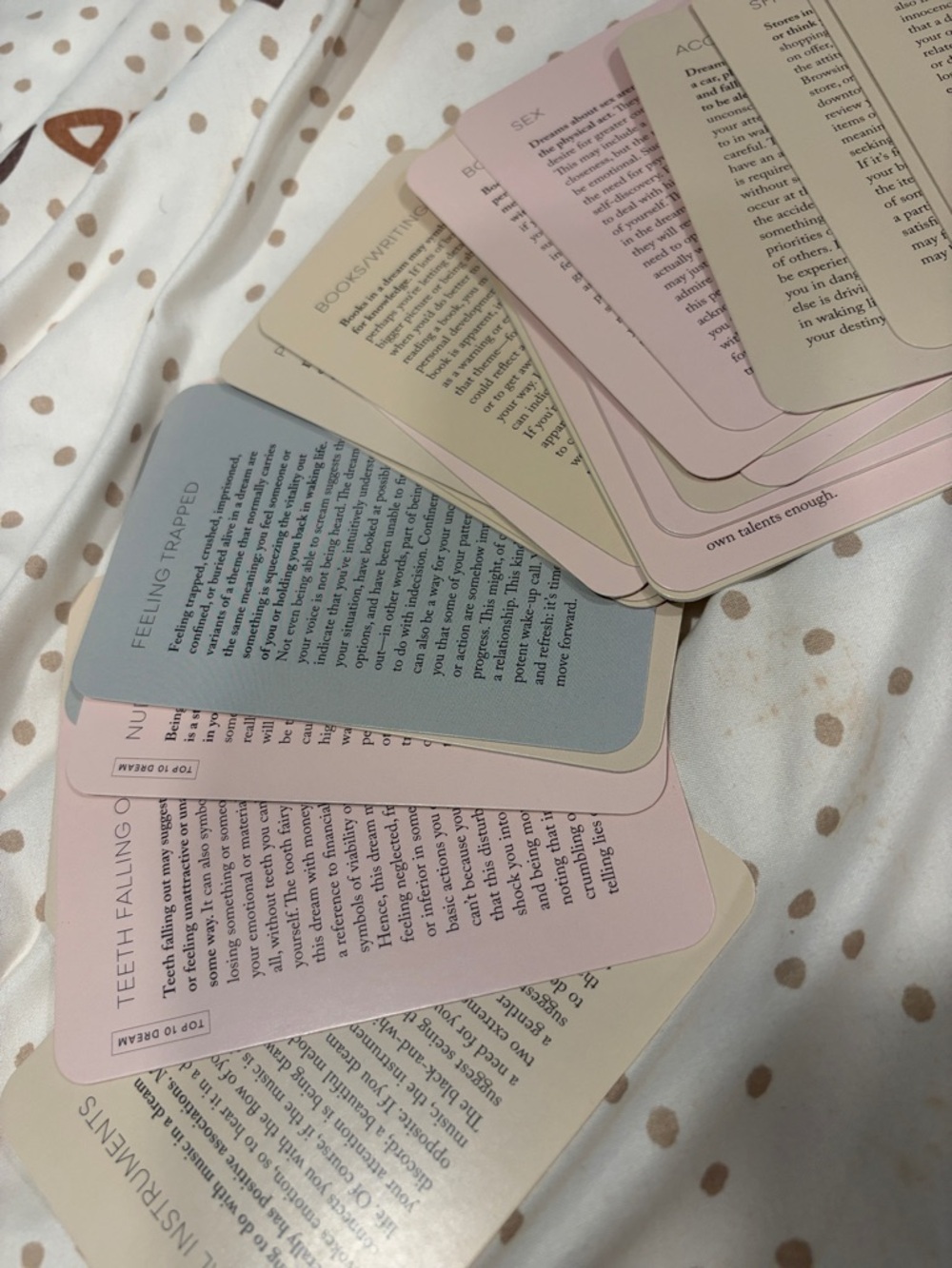 Dream decoder oracle cards! - Picture 3 of 7